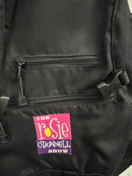 Vintage Rosie O\'Donnell Show GAP Sling Backpack Promo Bag 90s TV Rare
